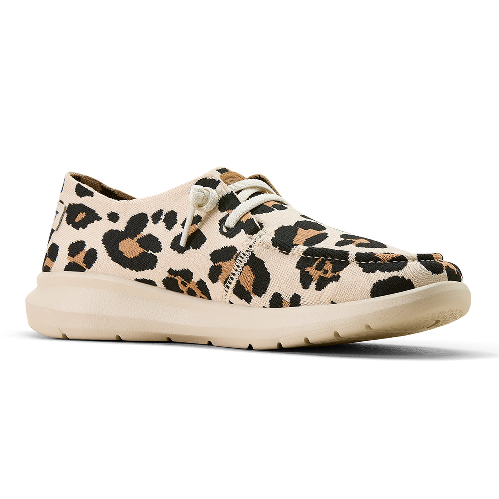 10074307 Ariat Women's Hilo Shoe - Light Leopard Knit