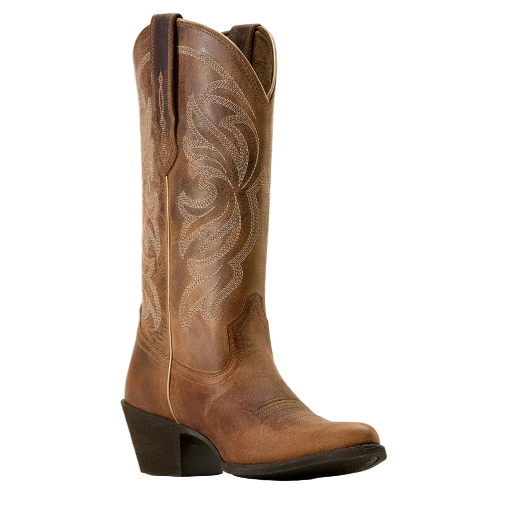 10074334 Ariat Women's Heritage Western J Toe Cowboy Boots - Mesa Tan