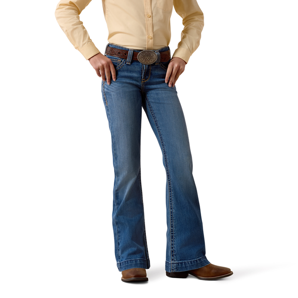 10074779 Ariat Girls' Tammy Trouser Jeans - Ashland