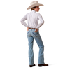 10074780 Ariat Girls' Sherry Boot Cut Jeans - Porto