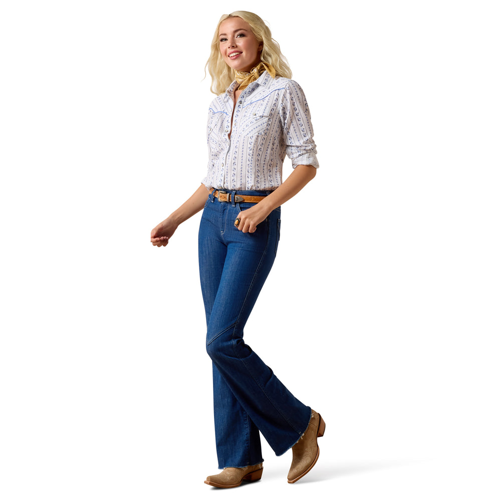 10074786 Ariat Women's High Rise Daisy Slim Trouser Jeans - Rinse