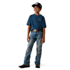 10074790 Ariat Boys' B4 Relaxed Palmer Boot Cut Jeans - Barton
