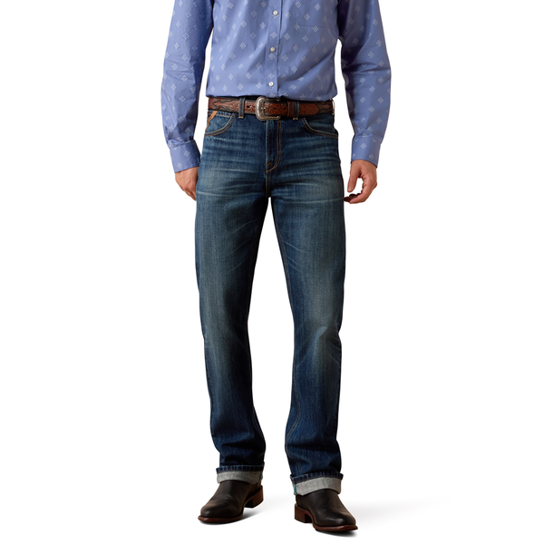 10074795 Ariat Men's M7 Slim Adam Classic Rise Straight Leg Jeans - Istanbul