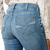 10074825 Ariat Women's High Rise Lyra Boot Cut Jeans - Belfair
