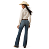 10074827 Ariat Women's High Rise Vera Slim Trouser Jeans - Greyson