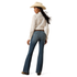 10074827 Ariat Women's High Rise Vera Slim Trouser Jeans - Greyson