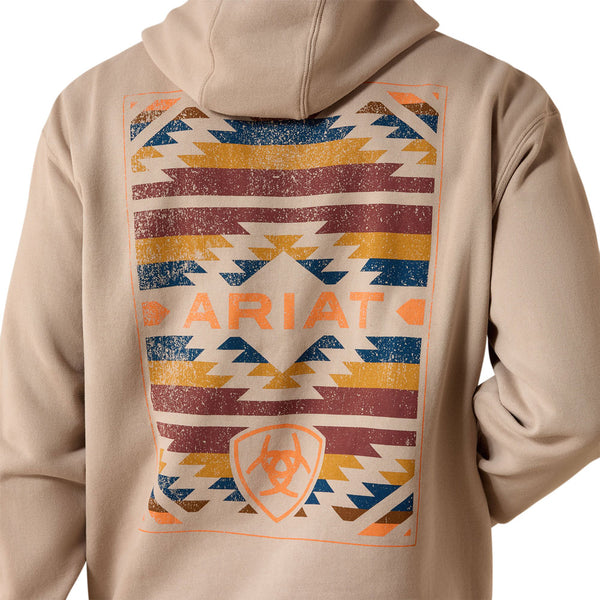 10074912 Ariat Men's Tapiz Zapoteco Hoodie - Beige