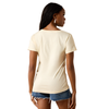 10076380 Ariat Women's Steer Tomb Short Sleeve T-Shirt - Cream