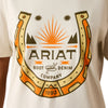 10076397 Ariat Women's Lucky Shoe Short Sleeve T-Shirt - Ivory