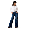 10078903 Ariat Women's High Rise Revel Vilma Ultrastretch Wide Leg Jeans - Norwalk