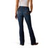 10078920 Ariat Women's High Rise Mazie Boot Cut Jeans - Plumas