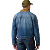 10078964 Ariat Men's Flannel Lined Trucker Jacket - Nate