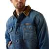 10078964 Ariat Men's Flannel Lined Trucker Jacket - Nate