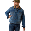 10078964 Ariat Men's Flannel Lined Trucker Jacket - Nate