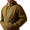 10078968 Ariat Men's Rebar Workman Graphic Hoodie - Military Olive/Licorice