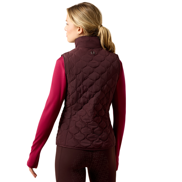 10079213 Ariat Women's Ashley 2.0 Insulated Vest - Chocolate Plum