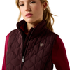 10079213 Ariat Women's Ashley 2.0 Insulated Vest - Chocolate Plum