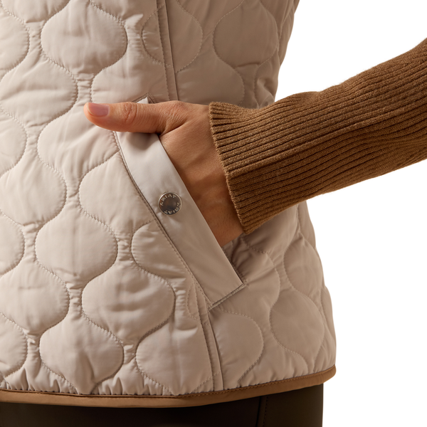 10079220 Ariat Women's Ashley 2.0 Insulated Vest - Chateau Grey