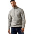 10079250 Ariat Men's Caldwell 1/4 Zip Sweater - Nulla Heather