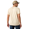 10079270 Ariat Men's Nineties Cowboy Short Sleeve T-Shirt - Natural