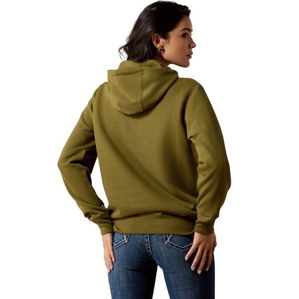 10079275 Ariat Women's Logo 2.0 Hoodie - Moss Green