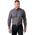 10079285 Ariat Men's Cypress Classic Fit Long Sleeve Buttondown Shirt - Quiet Harbor Paisley Print