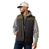 10079293 Ariat Men's Crius Insulated Concealed Carry Vest - Phantom/Grape Leaf