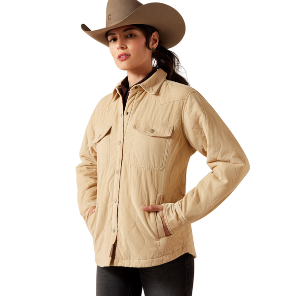 10079340 Ariat Women's Obispo Lightweight Insulated Jacket - Irish Cream
