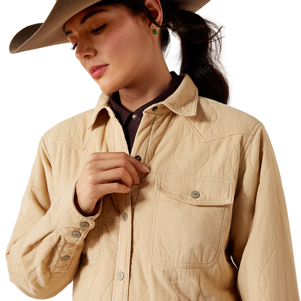 10079340 Ariat Women's Obispo Lightweight Insulated Jacket - Irish Cream