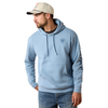 10079364 Ariat Men's Logo Hoodie - Light Denim