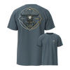 10079365 Ariat Men's Triple Stacker Short Sleeve T-Shirt - Light Denim