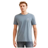 10079365 Ariat Men's Triple Stacker Short Sleeve T-Shirt - Light Denim