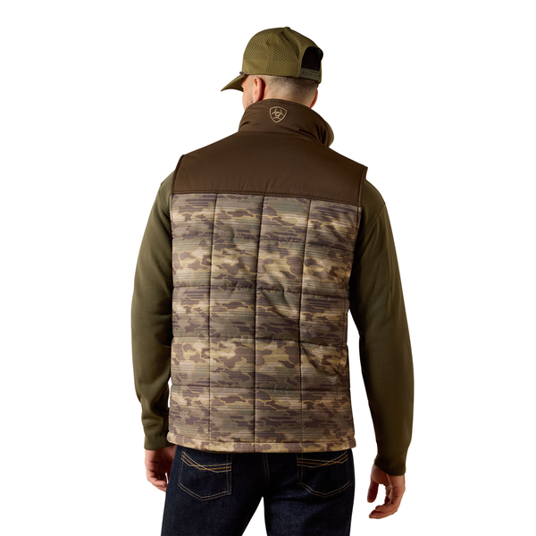 10079405 Ariat Men's Crius Insulated Concealed Carry Vest - Wren Camo Serape