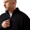 10079479 Ariat Men's Core 1/4 Zip Sweatshirt - Black