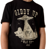 10079497 Ariat Boys' Cowboy Way Up Short Sleeve T-Shirt - Black