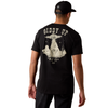 10079500 Ariat Men's Cowboy Way Up Short Sleeve T-Shirt - Black