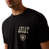10079500 Ariat Men's Cowboy Way Up Short Sleeve T-Shirt - Black