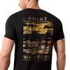 10079502 Ariat Men's Monument Gaucho Short Sleeve T-Shirt - Black