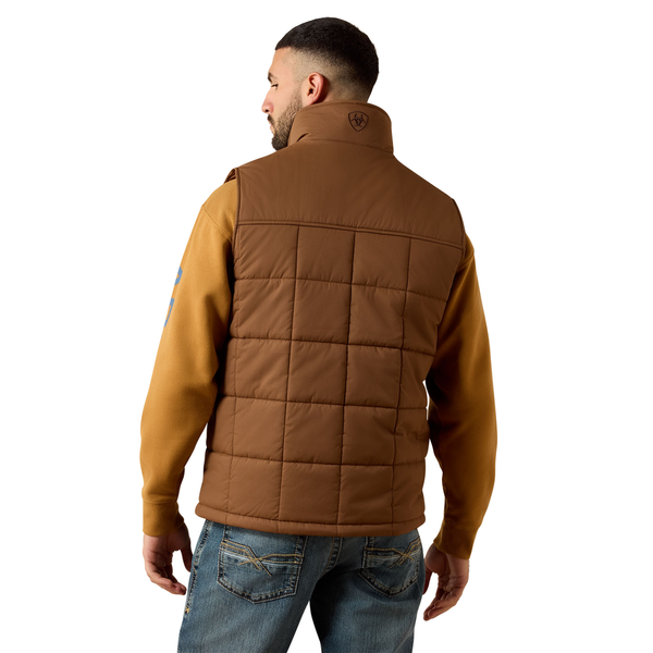 10079526 Ariat Men's Crius Insulated Vest - Brazil Nut