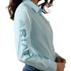 10079547 Ariat Women's Team Kirby Shirt - Aquaesque