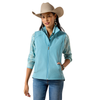 10079559 Ariat Women's Logo Softshell Vest - Adriatic Blue Heather