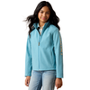 10079563 Ariat Girls' Logo Softshell Jacket - Adriatic Blue