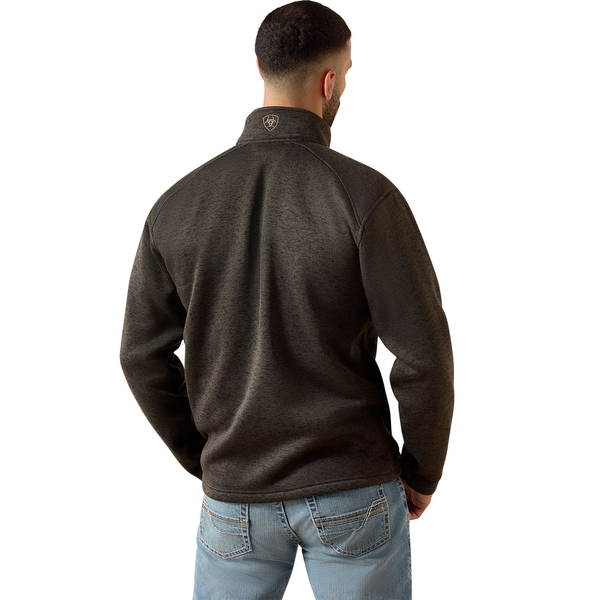 10079580 Ariat Men's Caldwell Full Zip Long Sleeve Sweater - Beluga
