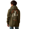10079613 Ariat Boys International Rodeo Hoodie - Grape Leaf