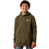 10079613 Ariat Boys International Rodeo Hoodie - Grape Leaf