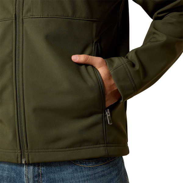 10079626 Ariat Men's Vernon Softshell Jacket - Forest Night