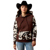 10079635 Ariat Logo 2.0 Printed Hoodie - Chicory Coffee