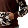 10079635 Ariat Logo 2.0 Printed Hoodie - Chicory Coffee