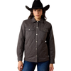 10079643 Ariat Women's Grizzly Quilted Barn Jacket - Carbon Copy