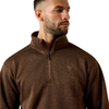 10079644 Ariat Men's Caldwell 1/4 Zip Sweater - Carafe
